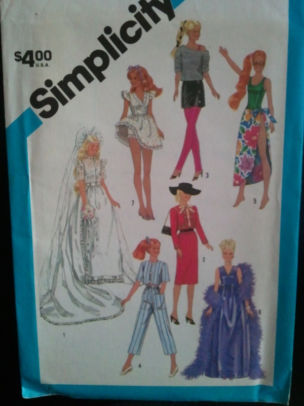 28 pieces Wardrobe Pattern For 11 1 2 Dolls such as Barbie One Size